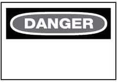 NMC - "Danger", 20" Long x 28" Wide, Aluminum Safety Sign - Rectangle, 0.04" Thick, Use for Accident Prevention - All Tool & Supply