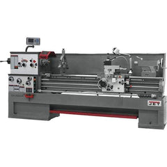 Jet - 22" Swing, 80" Between Centers, 230 Volt, Triple Phase Engine Lathe - 7MT Taper, 10 hp, 25 to 1,800 RPM, 3-1/8" Bore Diam, 40" Deep x 49" High x 136" Long - All Tool & Supply