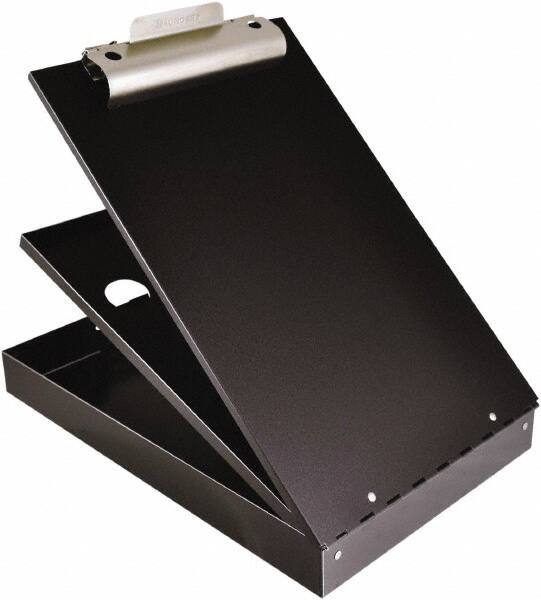 Saunders - 2-3/4" Long x 9" Wide, Clip Board - Black - All Tool & Supply