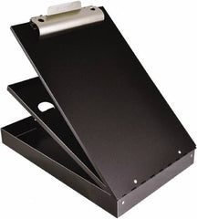 Saunders - 2-3/4" Long x 9" Wide, Clip Board - Black - All Tool & Supply