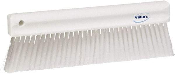 Vikan - Polyester Counter Brush - 2" Bristle Length, 11" Long x 1-1/4" Wide Head, White - All Tool & Supply