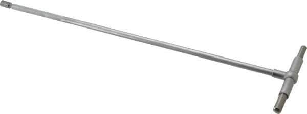 SPI - 2-1/8 to 3-1/2 Inch, 12 Inch Overall Length, Telescoping Gage - 12 Inch Long Handle, Hardened Tool Steel, Satin Chrome Finish - All Tool & Supply