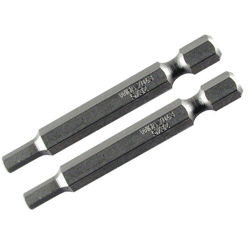 6.0MM 70MM OAL HEX POWER BIT 2/PK - All Tool & Supply