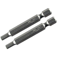 2.0MM 70MM OAL HEX POWER BIT 2/PK - All Tool & Supply