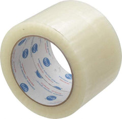 Intertape - 3" x 110 Yd Clear Rubber Adhesive Sealing Tape - Polypropylene Film Backing, 1.85 mil Thick, 27 Lb Tensile Strength, Series 7100 - All Tool & Supply