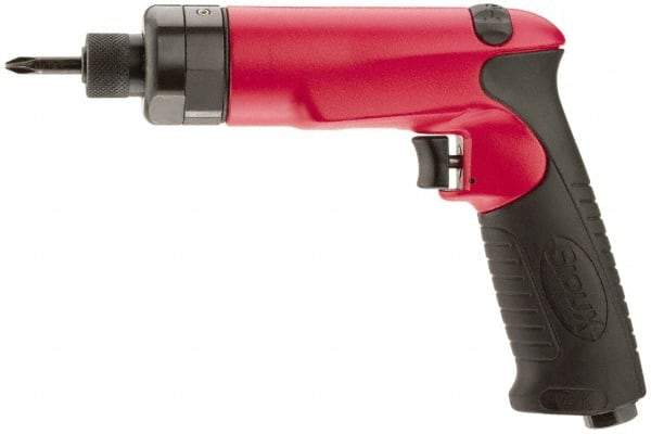 Sioux Tools - 1/4" Bit Holder, 700 RPM, Pistol Grip Handle Air Screwdriver - 220 In/Lb Torque, 30 CFM - All Tool & Supply