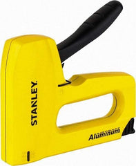 Stanley - Manual Staple Gun - 1/4, 5/16, 3/8, 1/2, 9/16" Staples, Yellow & Black, Aluminum - All Tool & Supply