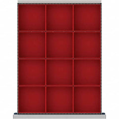 LISTA - 12-Compartment Drawer Divider Layout for 3.15" High Drawers - All Tool & Supply