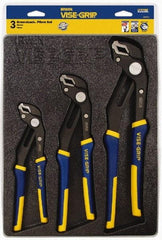 Irwin - 3 Piece GrooveLock Plier Set - Comes in Storage Tray - All Tool & Supply