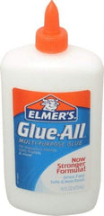 Elmer's - 16 oz Bottle White All Purpose Glue - 5 min Working Time, Bonds to Ceramic, Fabric, Leather, Paper & Wood - All Tool & Supply