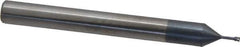 Carmex - #2-56, #3-56 UNC, UNF, 0.065" Cutting Diam, 3 Flute, Solid Carbide Helical Flute Thread Mill - Internal Thread, 0.17" LOC, 2-1/2" OAL, 1/4" Shank Diam - All Tool & Supply