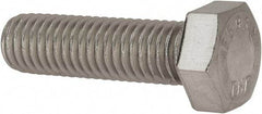 Value Collection - 1/2-13 UNC, 1-3/4" Length Under Head Hex Head Cap Screw - Fully Threaded, Grade 18-8 Stainless Steel, Uncoated, 3/4" Hex - All Tool & Supply