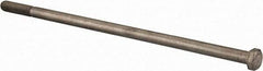 Value Collection - 3/8-16 UNC, 9-1/2" Length Under Head Hex Head Cap Screw - Partially Threaded, Grade 18-8 Stainless Steel, Uncoated, 9/16" Hex - All Tool & Supply