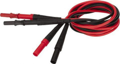 Fluke - Black/Red Electrical Test Equipment Leads Extension - Use with All Test Lead Models - All Tool & Supply