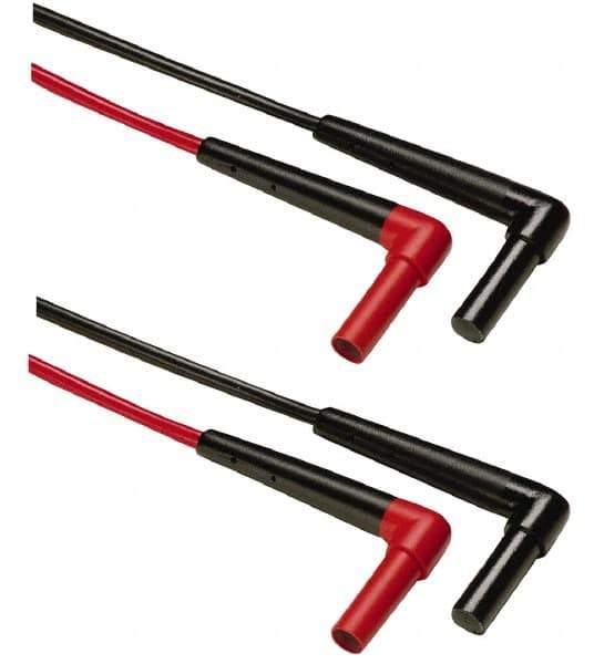 Fluke - Black/Red Electrical Test Equipment Leads Set - Use with All Models - All Tool & Supply