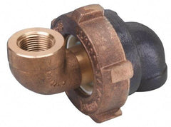 Barco - 3-1/2" Pipe, 3-1/2" Flange Thickness, 90° Casing, 90° Ball Swivel Joint - Bronze Ball & Nut with Iron Body, 340 psi Water, 240 psi Steam, Size Code 16, NPT Ends - All Tool & Supply