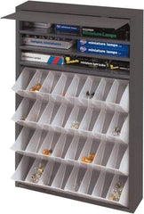 Durham - Storage Cabinet - Steel, 19" Wide x 4" Deep x 26-3/4" High, Gray - All Tool & Supply