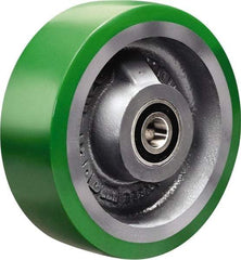 Hamilton - 6 Inch Diameter x 2 Inch Wide, Polyurethane on Cast Iron Caster Wheel - 1,200 Lb. Capacity, 2-1/2 Inch Hub Length, 3/4 Inch Axle Diameter, Sealed Precision Ball Bearing - All Tool & Supply