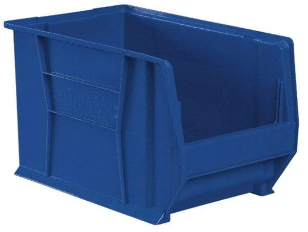 Akro-Mils - 200 Lb. Load Capacity, 20" Deep, Red Polymer Hopper Stacking Bin - 6" High x 12-3/8" Wide x 20" Long - All Tool & Supply