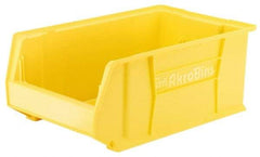 Akro-Mils - 300 Lb. Load Capacity, 29-1/4" Deep, Yellow Polymer Hopper Stacking Bin - 12" High x 18-3/8" Wide x 29-1/4" Long - All Tool & Supply