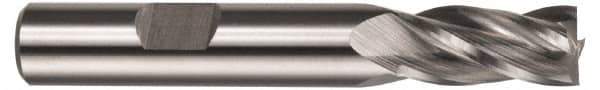 Hertel - 1-1/4", 2" LOC, 1-1/4" Shank Diam, 4-1/2" OAL, 4 Flute, Cobalt Square End Mill - Single End, Uncoated, Spiral Flute, 30° Helix, Centercutting, Right Hand Cut, Right Hand Flute - All Tool & Supply