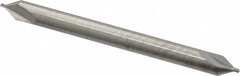 Hertel - #00 Plain Cut 60° Incl Angle Solid Carbide Combo Drill & Countersink - All Tool & Supply