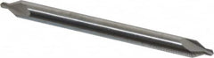 Hertel - #1 Plain Cut 60° Incl Angle Solid Carbide Combo Drill & Countersink - All Tool & Supply