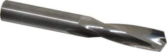 Hertel - 1/2" 135° Spiral Flute Solid Carbide Screw Machine Drill Bit - Bright Finish, Right Hand Cut, 2-1/4" Flute Length, 3-3/4" OAL, Split Point, Straight Shank - All Tool & Supply