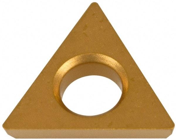 Hertel - TDHB1.280.75.0.5 Grade HC620B Carbide Boring Insert - TIN/TIC/TICN/TIN Finish, 60° Triangle, 15° Relief Angle, 5/32" Inscr Circle, 3/64" Thick, 0.007" Corner Radius - All Tool & Supply