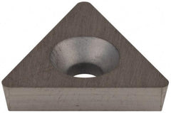 Hertel - TD6P2 Grade HT540B Carbide Boring Insert - Uncoated, 60° Triangle, 11° Relief Angle, 3/8" Inscr Circle, 1/8" Thick, 1/32" Corner Radius - All Tool & Supply