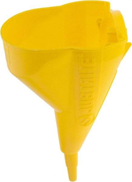 Justrite - 11-1/4 Inch Long, Safety Can Poly Funnel - 1/2 Inch Diameter, Compatible with Type I Safety Cans - All Tool & Supply