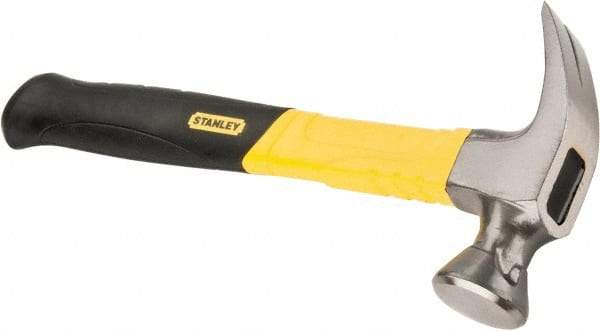 Stanley - 1-1/4 Lb Head, Straight Rip Claw Nail Hammer - 13" OAL, Carbon Steel Head, Graphite Handle with Grip - All Tool & Supply