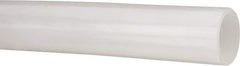 Made in USA - 1-1/8" ID x 1-3/8" OD, 1/8" Wall Thickness, Cut to Length (100' Standard Length) LLDPE Tube - Natural, 108 Max psi, 44 Shore D Hardness - All Tool & Supply