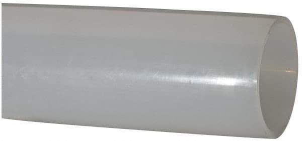 Made in USA - 2" ID x 2-1/4" OD, 1/8" Wall Thickness, Cut to Length (100' Standard Length) LLDPE Tube - Natural, 63 Max psi, 44 Shore D Hardness - All Tool & Supply