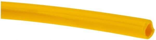 Made in USA - 11/64" ID x 1/4" OD, 0.04" Wall Thickness, Cut to Length (100' Standard Length) LLDPE Tube - Yellow, 205 Max psi, 44 Shore D Hardness - All Tool & Supply