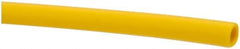 Made in USA - 1/4" ID x 3/8" OD, 1/16" Wall Thickness, Cut to Length (100' Standard Length) LLDPE Tube - Yellow, 214 Max psi, 44 Shore D Hardness - All Tool & Supply