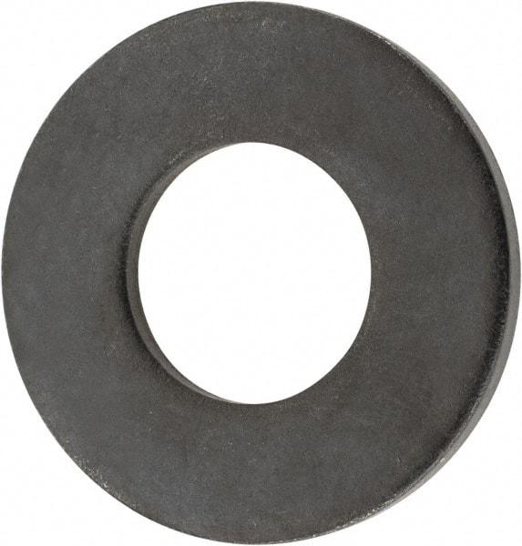 Gibraltar - 3/4" Screw, Grade 1010 Case Hardened Steel Standard Flat Washer - 25/32" ID x 1-5/8" OD, 5/32" Thick, Black Oxide Finish - All Tool & Supply