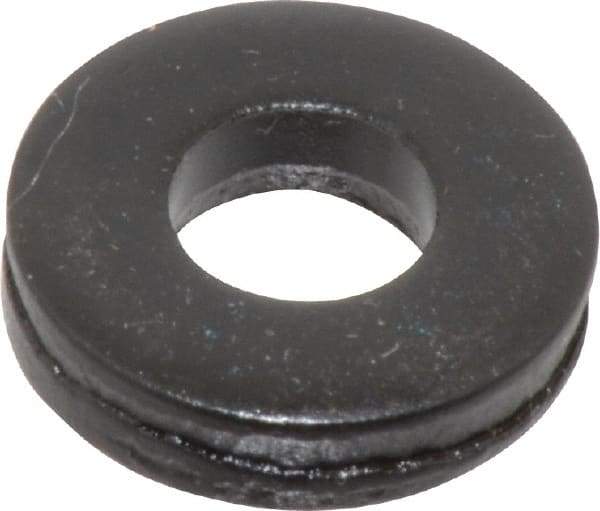 Gibraltar - 5/16" Screw, Grade 1010 Case Hardened Steel Standard Flat Washer - 11/32" ID x 3/4" OD, 3/16" Thick, Black Oxide Finish - All Tool & Supply