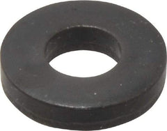 Gibraltar - 3/8" Screw, Grade 1010 Case Hardened Steel Standard Flat Washer - 13/32" ID x 7/8" OD, 3/16" Thick, Black Oxide Finish - All Tool & Supply