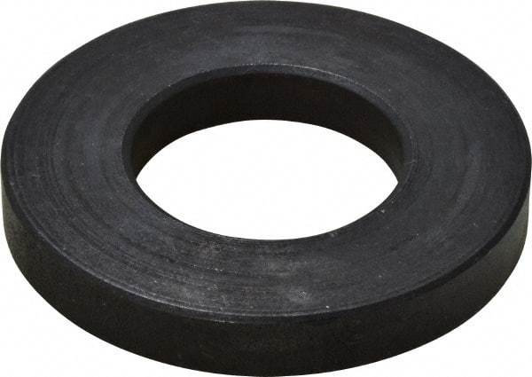 Gibraltar - 1" Screw, Grade 1010 Case Hardened Steel Standard Flat Washer - 1-1/32" ID x 2" OD, 9/32" Thick, Black Oxide Finish - All Tool & Supply