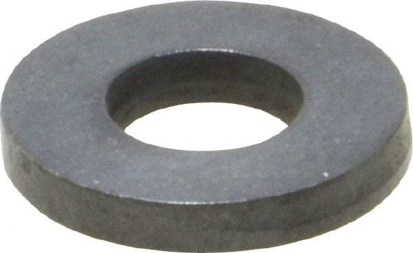 Gibraltar - M8 Screw, Grade 1010 Case Hardened Steel Standard Flat Washer - 9mm ID x 19mm OD, 3mm Thick, Black Oxide Finish - All Tool & Supply