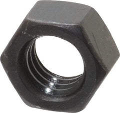 Gibraltar - 3/8-16 UNC Steel Right Hand Heavy Hex Nut - 9/16" Across Flats, 21/64" High, Black Oxide Finish - All Tool & Supply