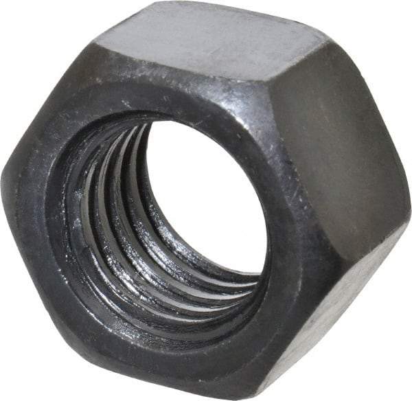 Gibraltar - 5/8-11 UNC Steel Right Hand Heavy Hex Nut - 15/16" Across Flats, 35/64" High, Black Oxide Finish - All Tool & Supply