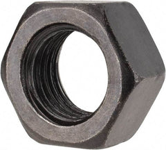 Gibraltar - 1-8 UNC Steel Right Hand Heavy Hex Nut - 1-1/2" Across Flats, 55/64" High, Black Oxide Finish - All Tool & Supply