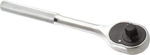 Proto - 1/2" Drive Pear Head Ratchet - Full Polish Chrome Finish, 10" OAL, 24 Gear Teeth - All Tool & Supply