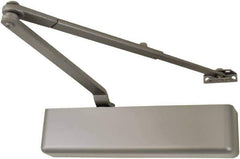 Falcon - 48" Door Width, Medium-Duty Multi-Sized Door Closer to Full Cover Manual Damper - Aluminum Finish - All Tool & Supply