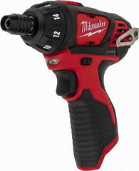 Milwaukee Tool - 12 Volts, Lithium-Ion Battery, Pistol Grip Cordless Screwdriver - 500 RPM, 150 Inch/Lbs. Torque - All Tool & Supply