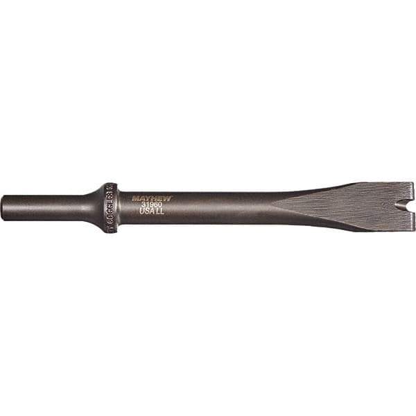 Mayhew - 1/2" Head Width, 6-1/4" OAL, Slotting Tool Chisel - Round Drive, Round Shank, Steel - All Tool & Supply