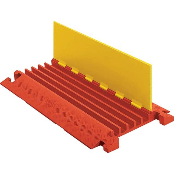 Checkers - On Floor Cable Covers Cover Material: Polyurethane Number of Channels: 5 - All Tool & Supply