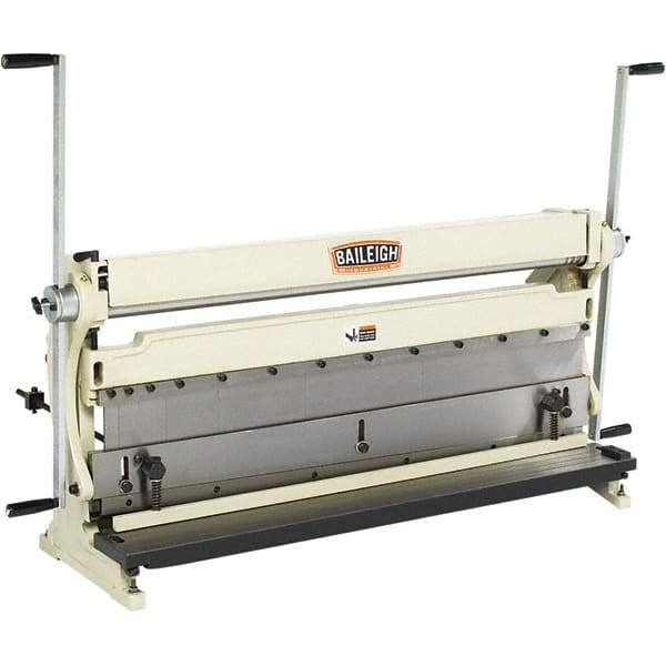 Baileigh - Combination Roller, Shear & Brake Machines Maximum Mild Steel Shearing Capacity (Gauge): 20 Maximum Mild Steel Bending Capacity (Gauge): 20 - All Tool & Supply